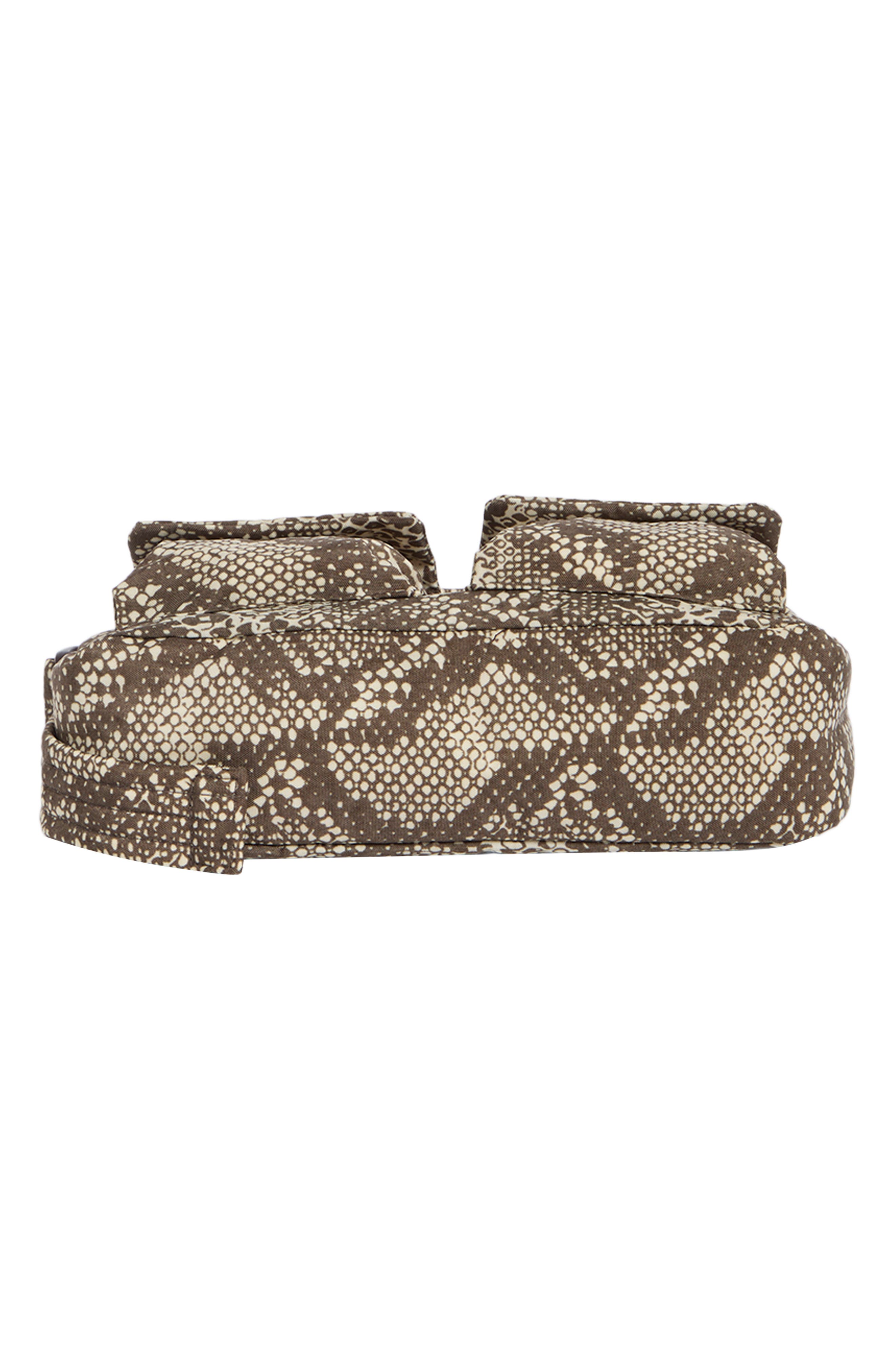 Cargo Shoulder Bag, Alternate, color, SNAKESKIN