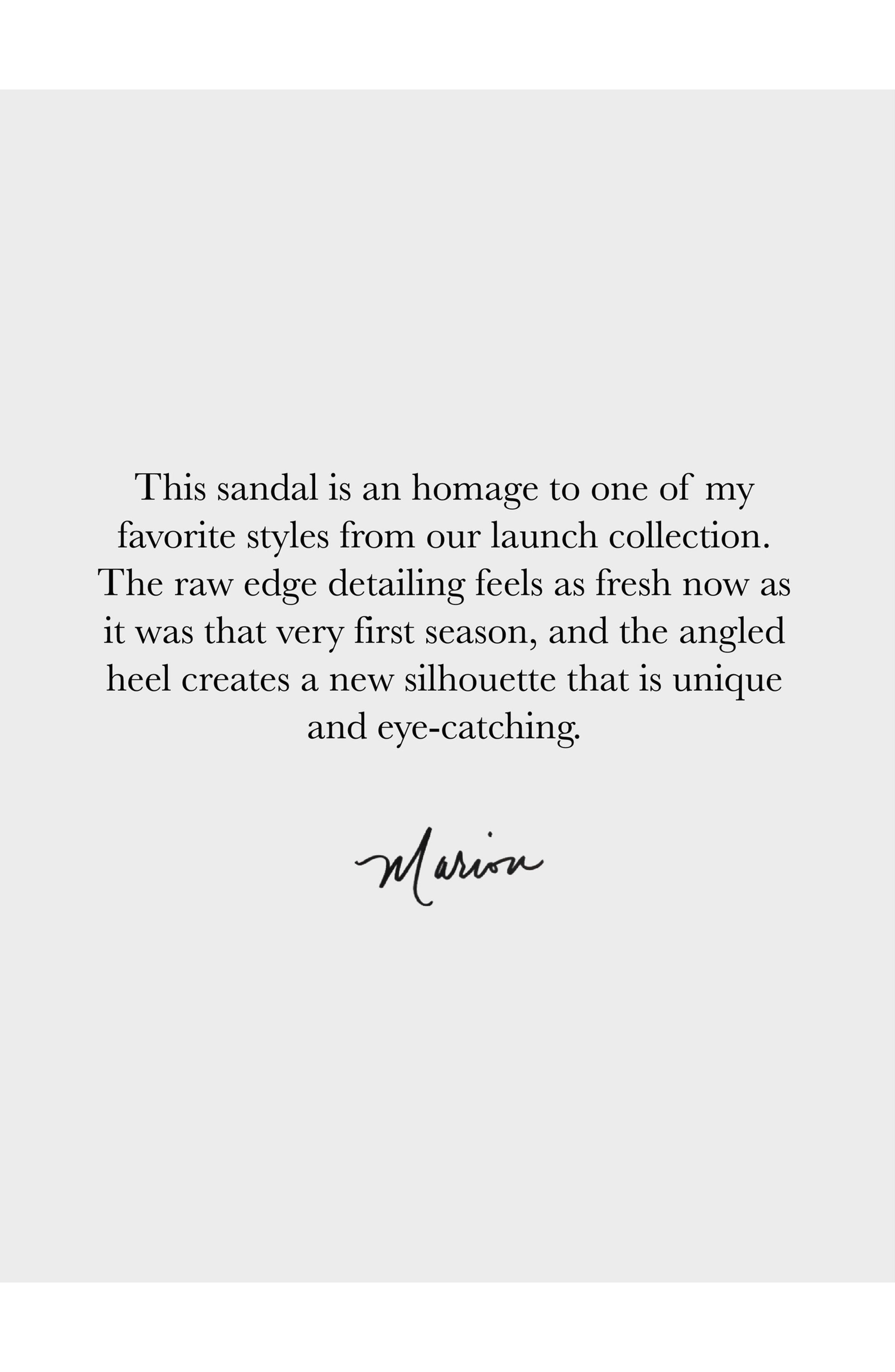 MARION PARKE Sophia Sandal | Nappa, Alternate, color, Black