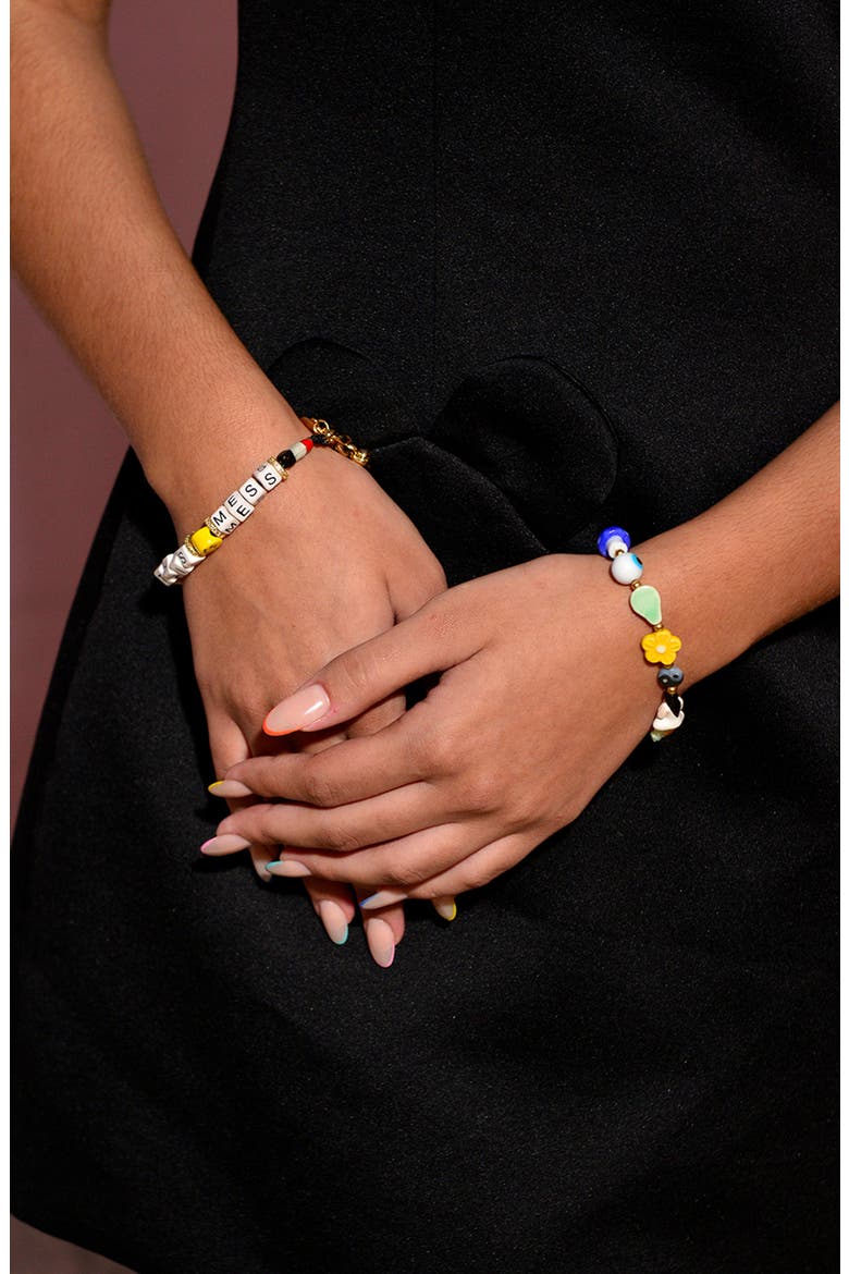 No Risk, No Magic Bracelet, Alternate, color, White