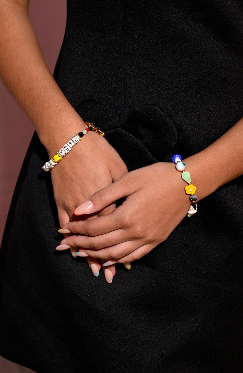 Venessa Arizaga No Risk, No Magic Bracelet, Alternate, color, White