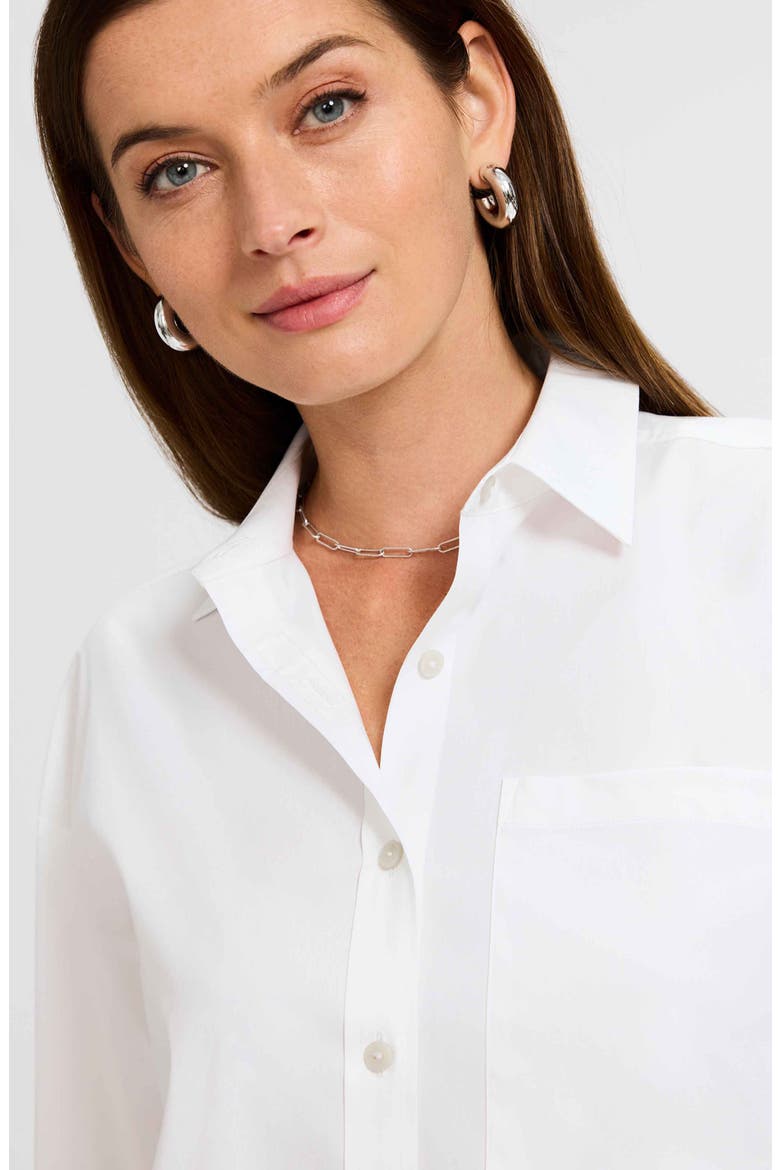 Marina Button-Up Shirt, Alternate, color, WHITE
