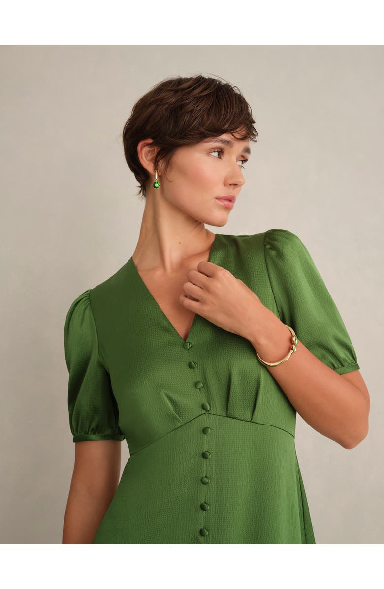 HOBBS LONDON Isabelle Dress, Alternate, color, Bay Leaf Green
