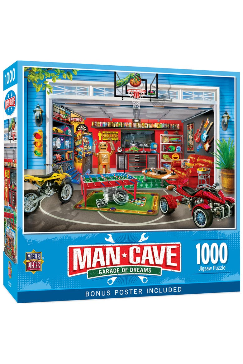 Garage of Dreams 1000 Piece Puzzle, Main, color, Multicolor