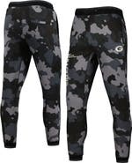 THE WILD COLLECTIVE Unisex The Wild Collective Black Green Bay Packers Camo Jogger Pants