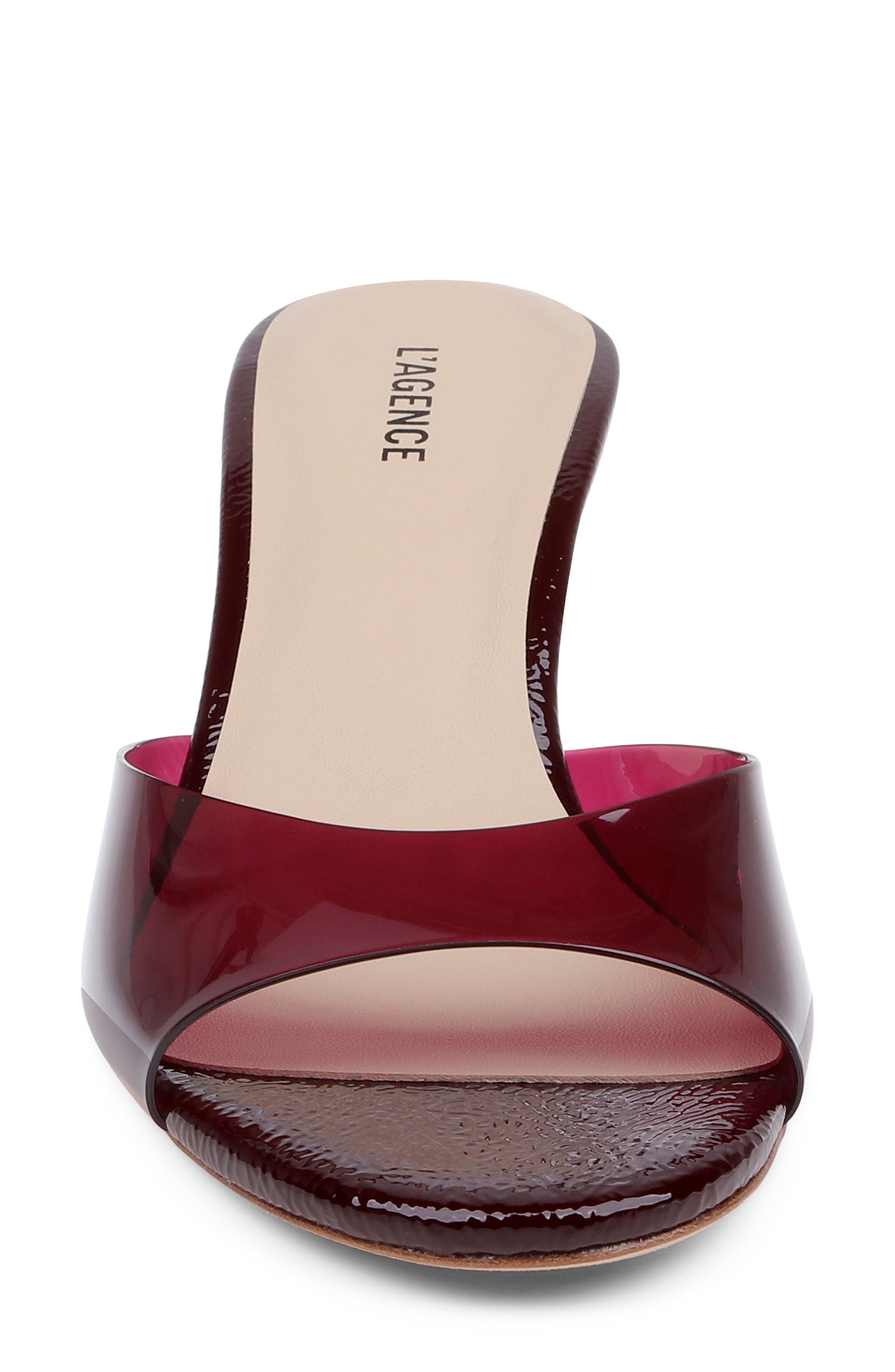 Esther Slide Sandal, Alternate, color, WINE