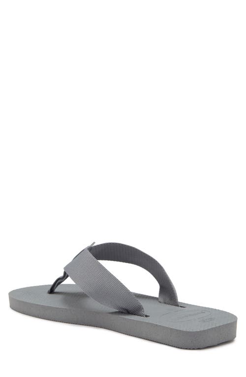 Havaianas Urban Basic Water Friendly Flip Flop In Steel Grey