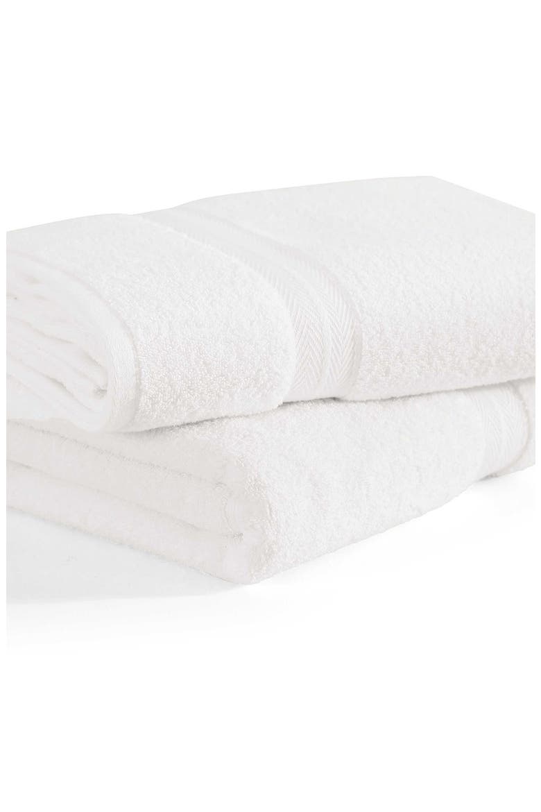 Modern American Terry 6-Piece Towel Set, Alternate, color, WHITE