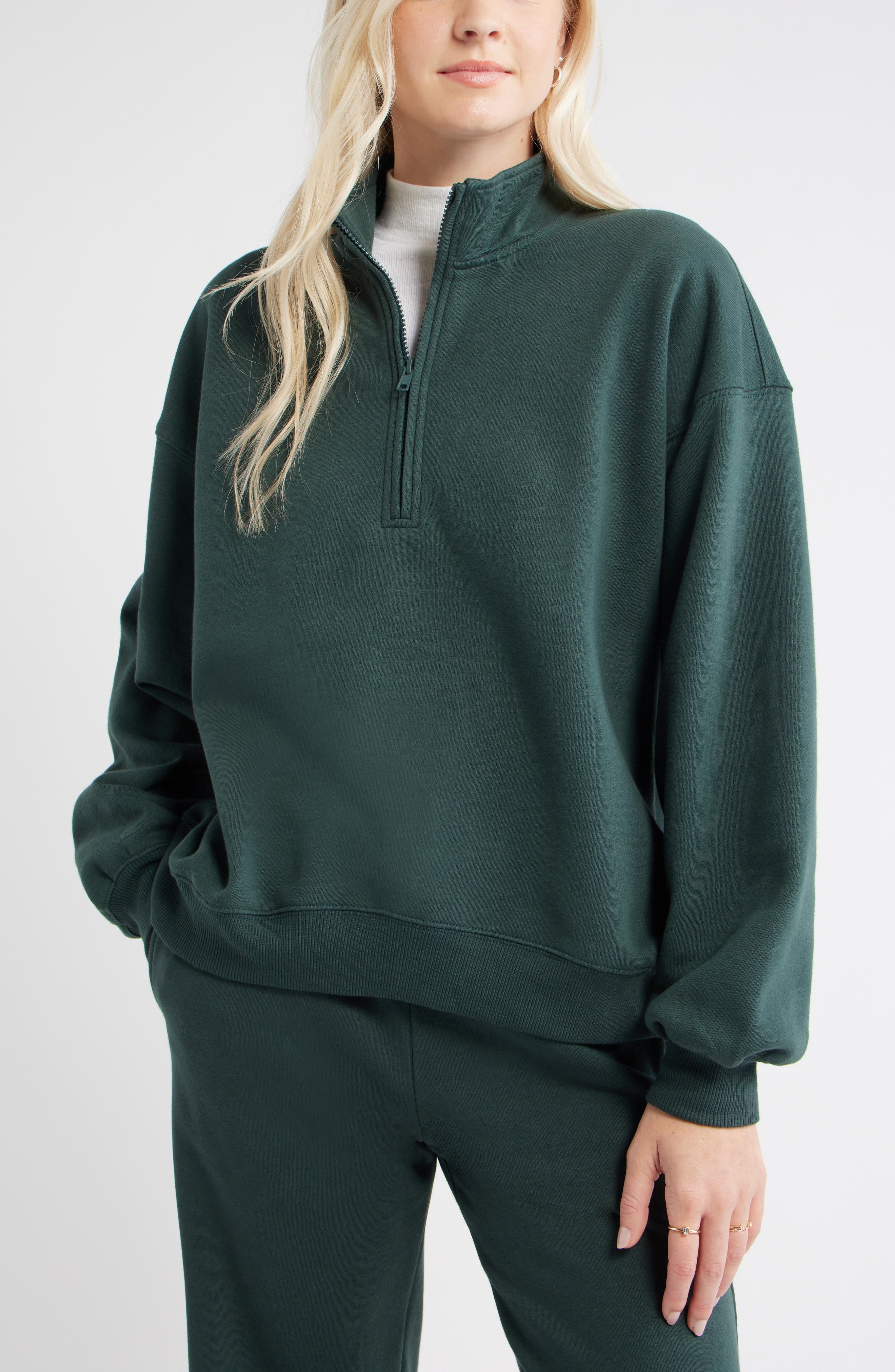 BP. Relaxed Quarter Zip Pullover