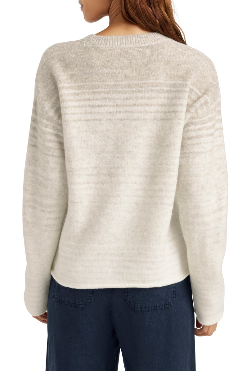 Splendid Lydia Ombré Sweater, Alternate, color, Heather Oat Ombre