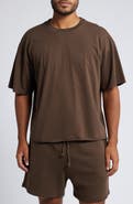 Elwood Core Oversize Crop Cotton T-Shirt