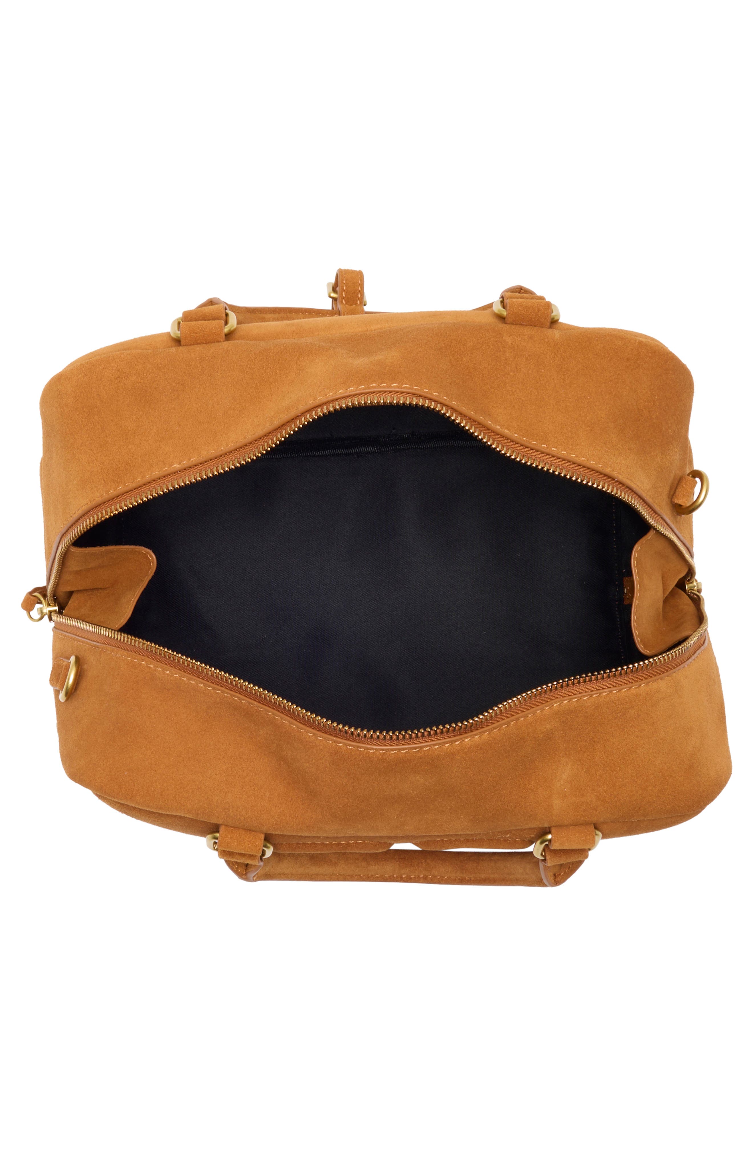 All Day Leather Satchel, Alternate, color, TOBACCO
