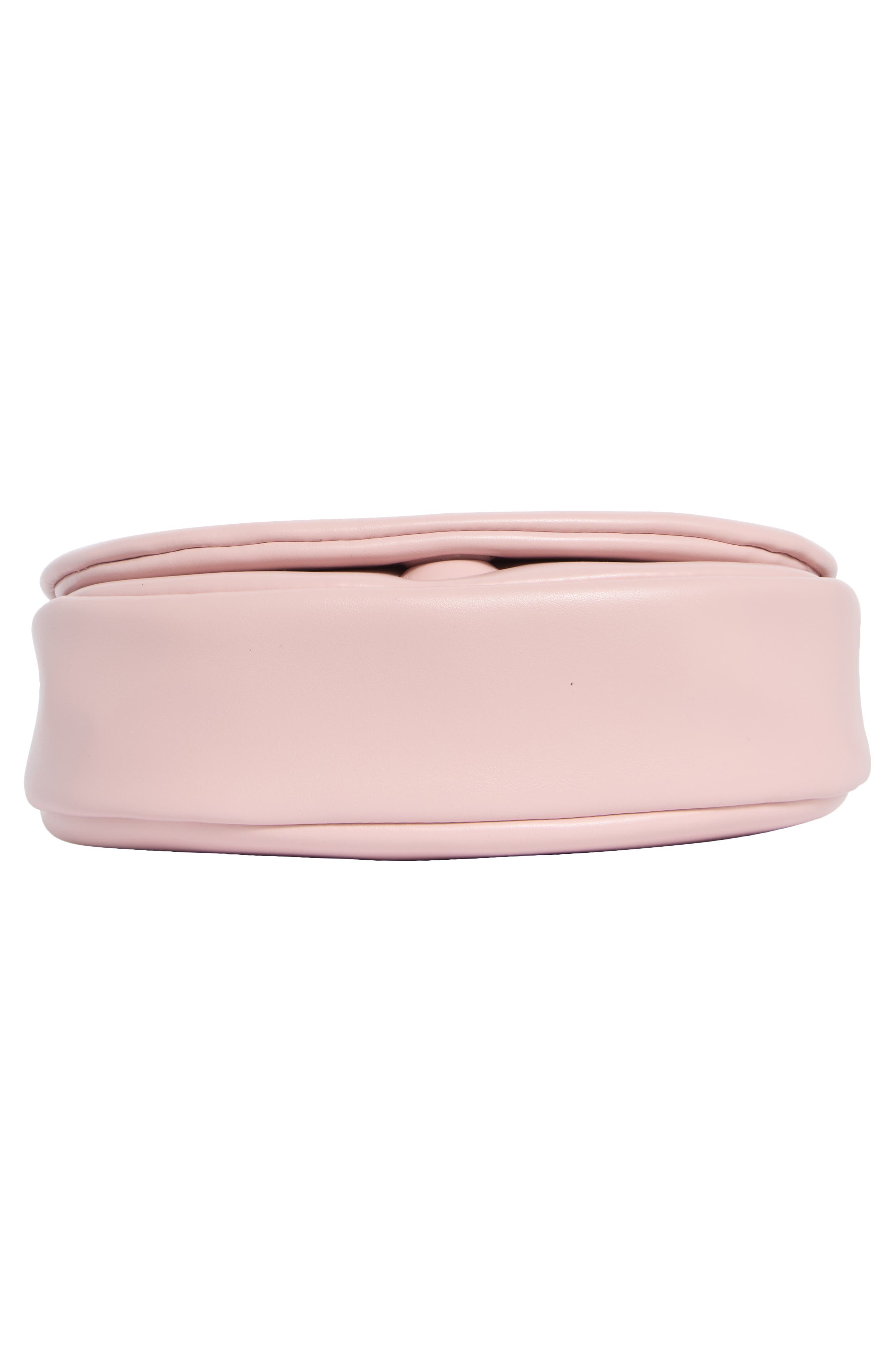 Statement Hardware Clutch, Alternate, color, ROSE