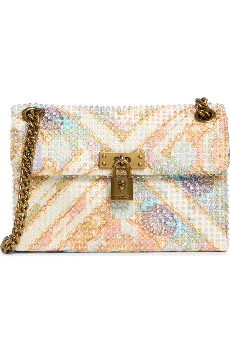 Kurt Geiger London Mini Brixton Crystal Lock Bag, Main, color,