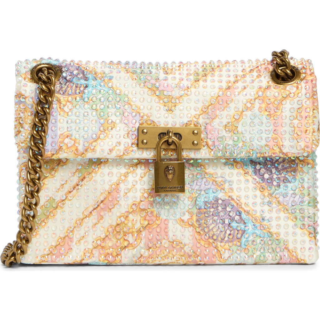 KURT GEIGER KURT GEIGER LONDON MINI BRIXTON CRYSTAL LOCK BAG