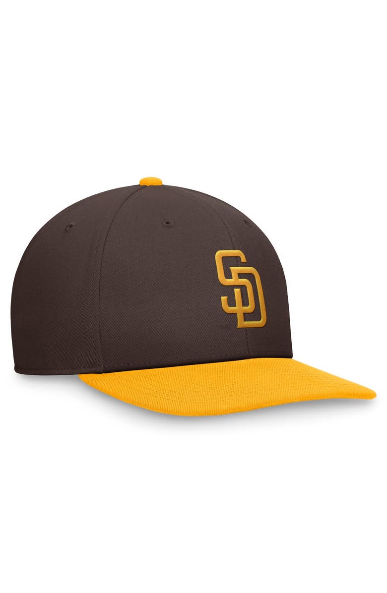 Nike Men's Nike Brown/Gold San Diego Padres Evergreen Two-Tone Snapback Hat, Alternate, color, Brown