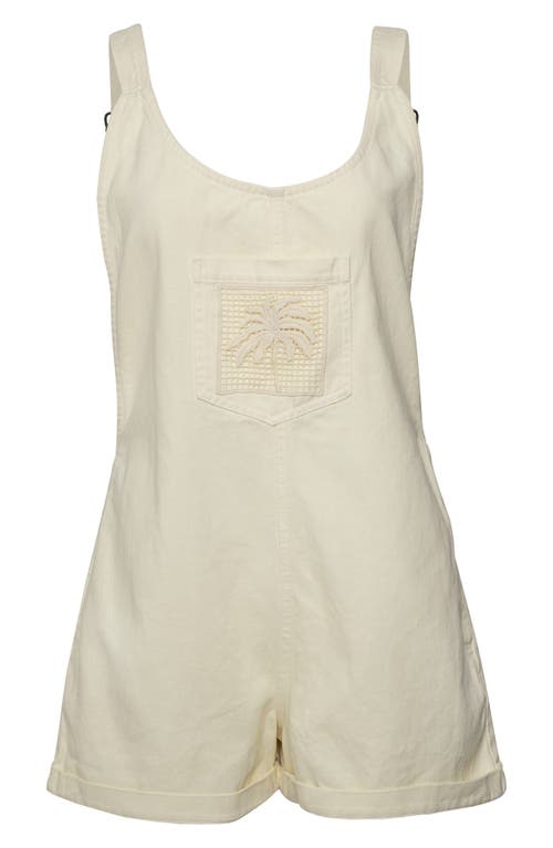 Maaji Zayden Embroidered Cotton Cover-up Romper