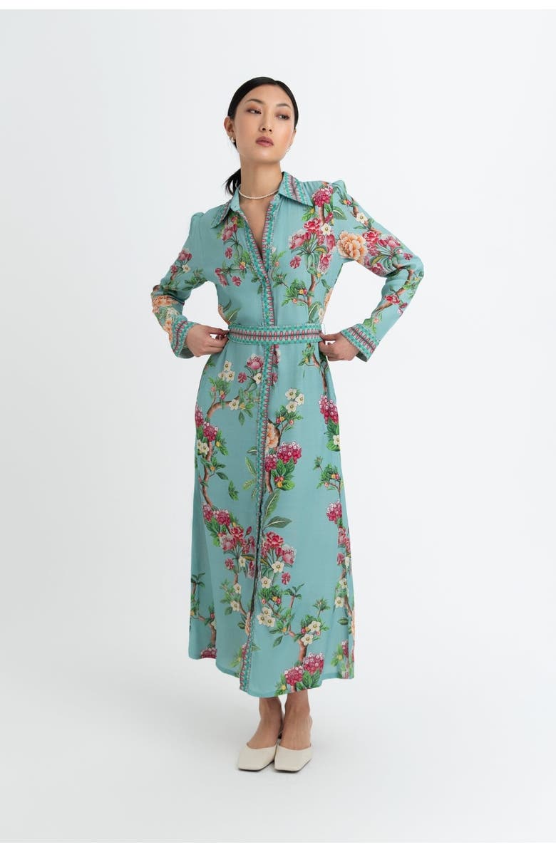 RAISHMA Enola Lilac Dress, Main, color, Green