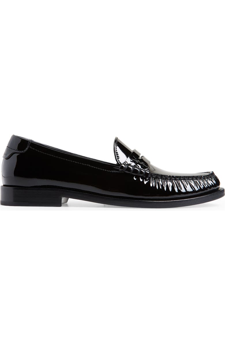 Saint Laurent Le Loafer Monogram Penny Loafer, Alternate, color,