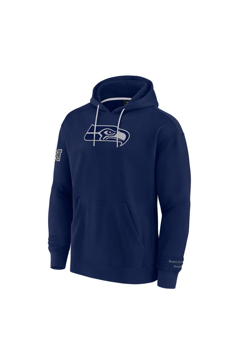 FANATICS Men's Fanatics College Navy Seattle Seahawks Elements Pace Pullover Hoodie, Alternate, color, College Navy