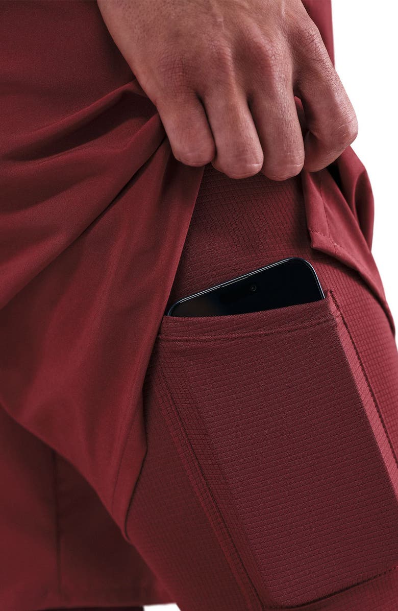 Nike Dri-FIT Unlimited 2-in-1 Versatile Shorts, Alternate, color, Dark Team Red