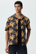 H&M Relaxed Fit Cotton Resort Shirt