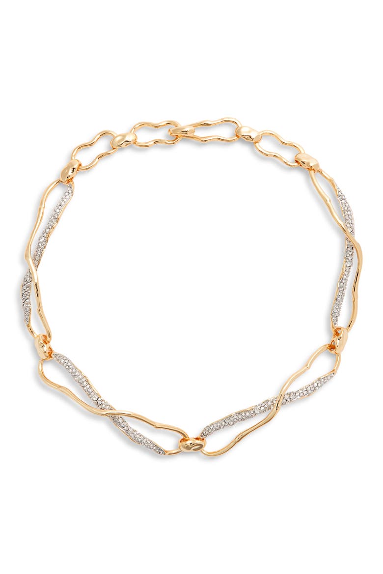 Solanales Crystal Infinity Link Necklace, Main, color, CRYSTALS