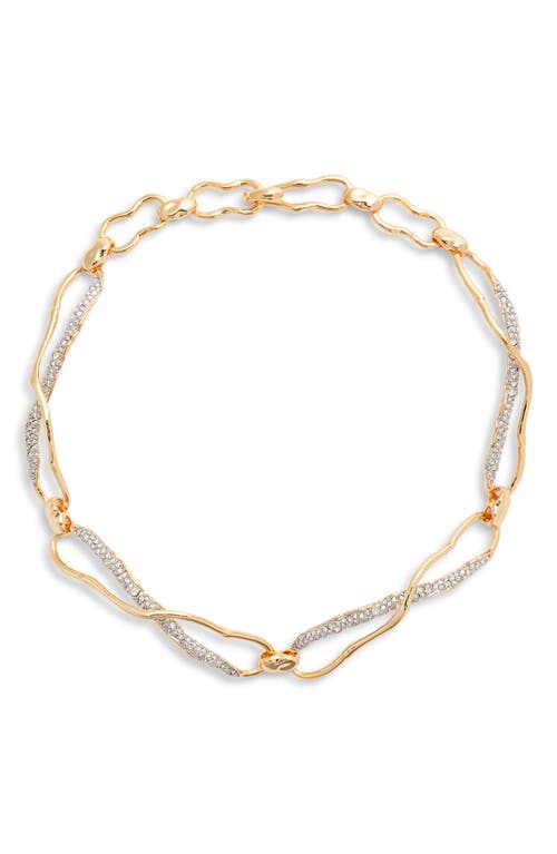 ALEXIS BITTAR ALEXIS BITTAR SOLANALES CRYSTAL INFINITY LINK NECKLACE