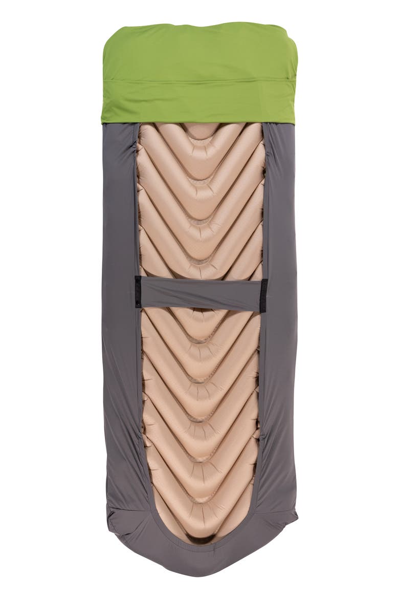 V Sheet Luxe Pad Cover, Alternate, color, Green/Grey