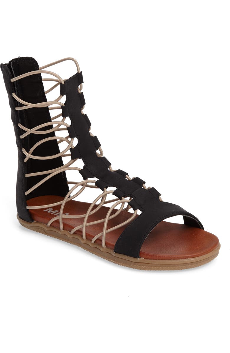 MIA Elly Gladiator Sandal, Main, color,