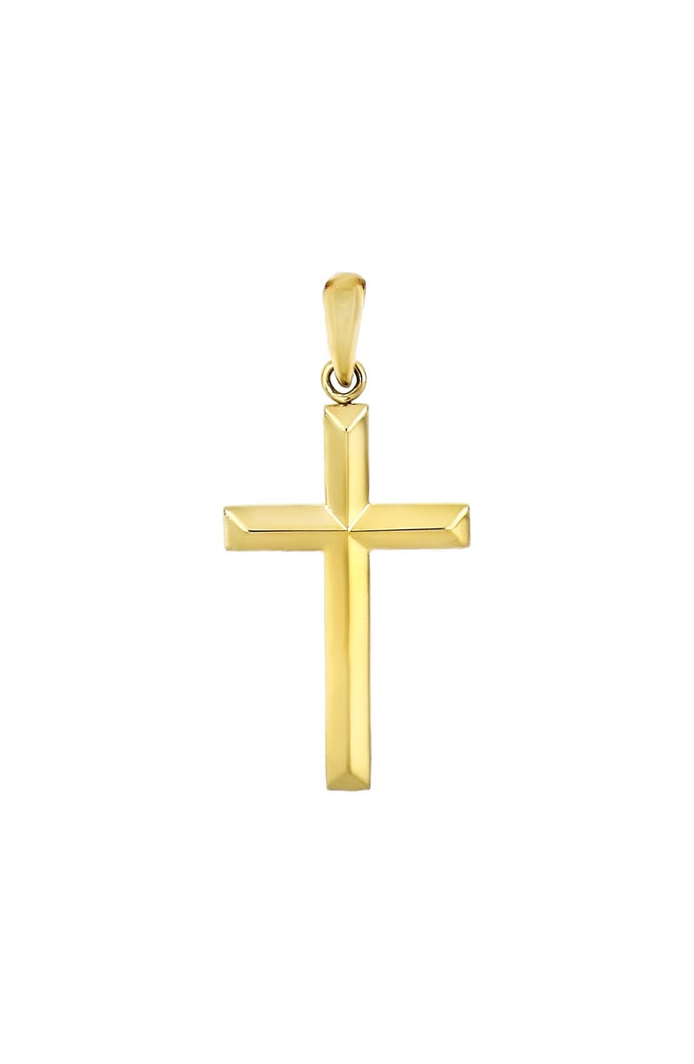 Bony Levy Men's 14K Gold Cross Pendant, Main, color, 