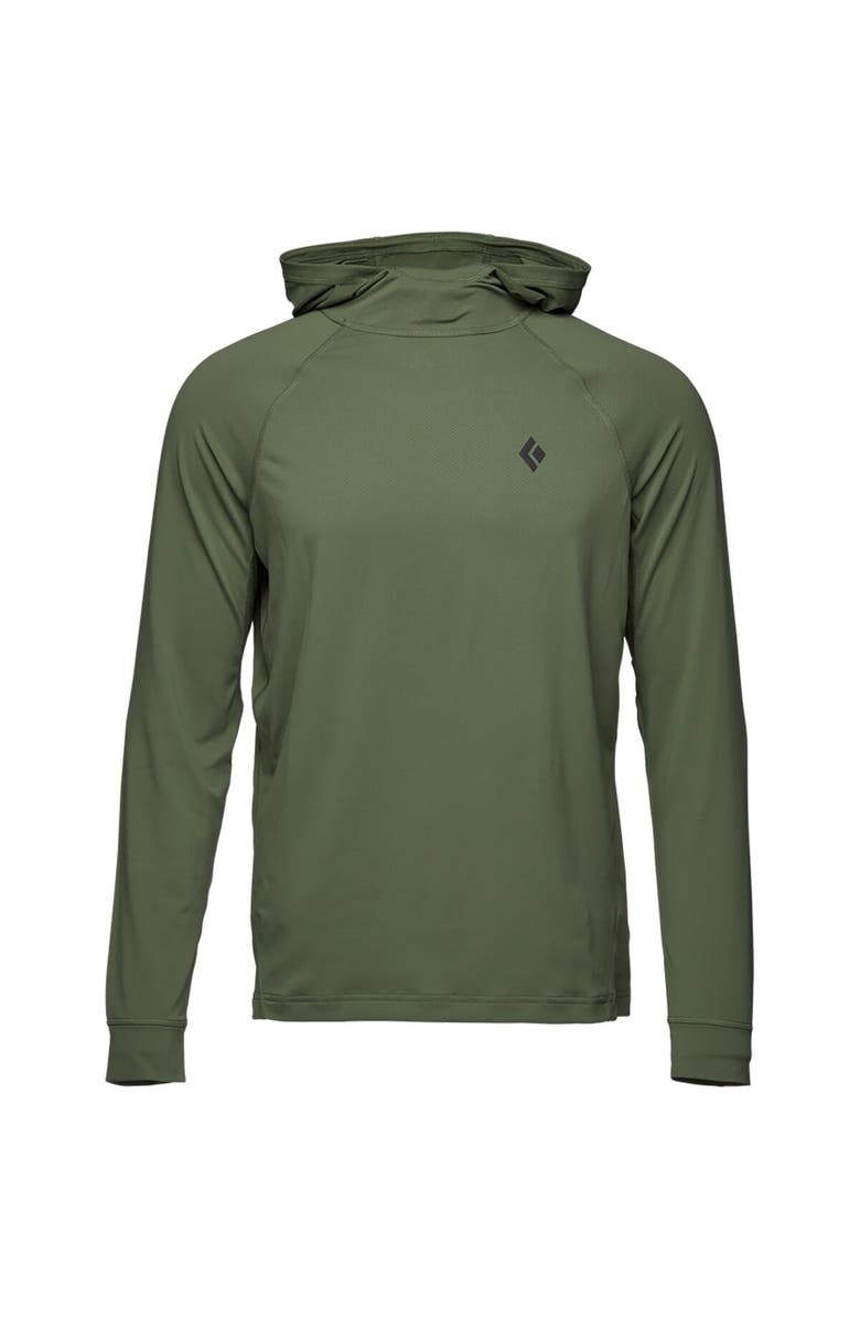 Black Diamond Alpenglow Hooded Shirt - Men
s, Alternate, color, Tundra