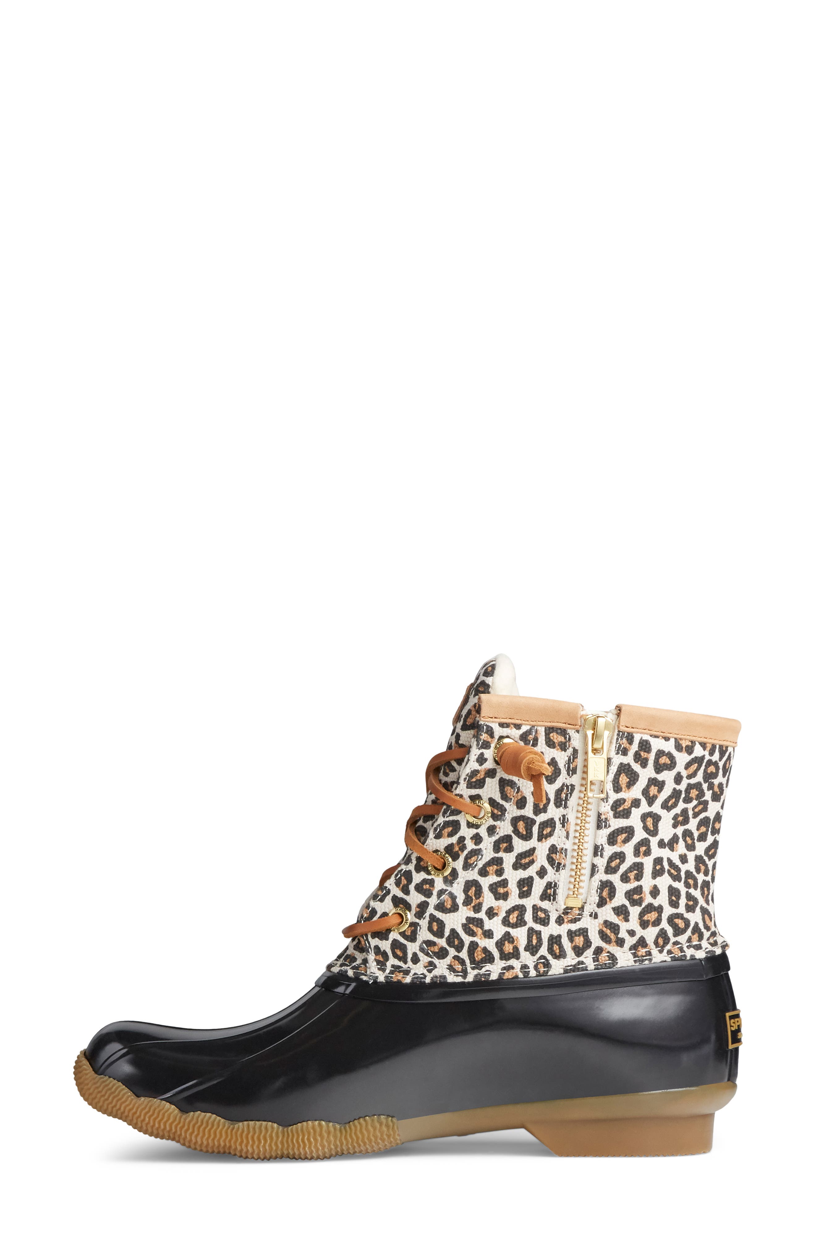 Top-Sider® Saltwater Duck Boot, Alternate, color, ANIMAL PRINT FABRIC