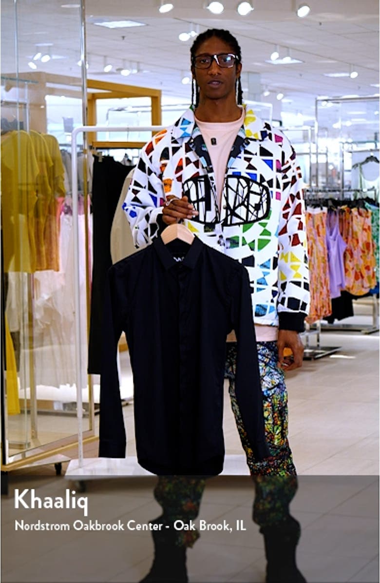 Draped Twill Camp Shirt, sales video thumbnail