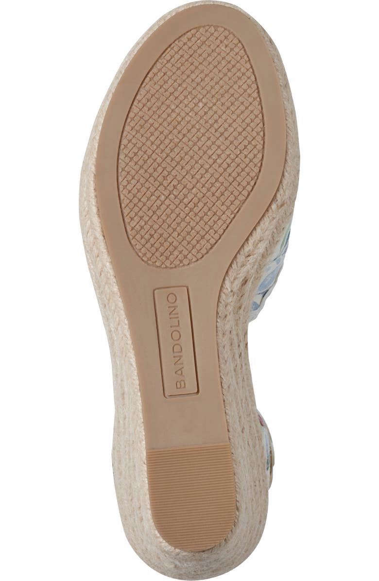Bandolino Floral Espadrille Wedge Sandal, Alternate, color,