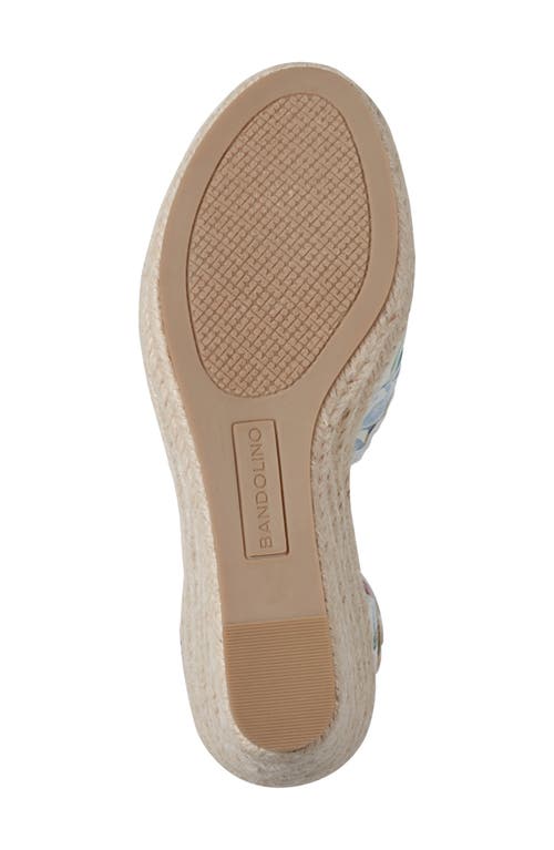 Bandolino Floral Espadrille Wedge Sandal