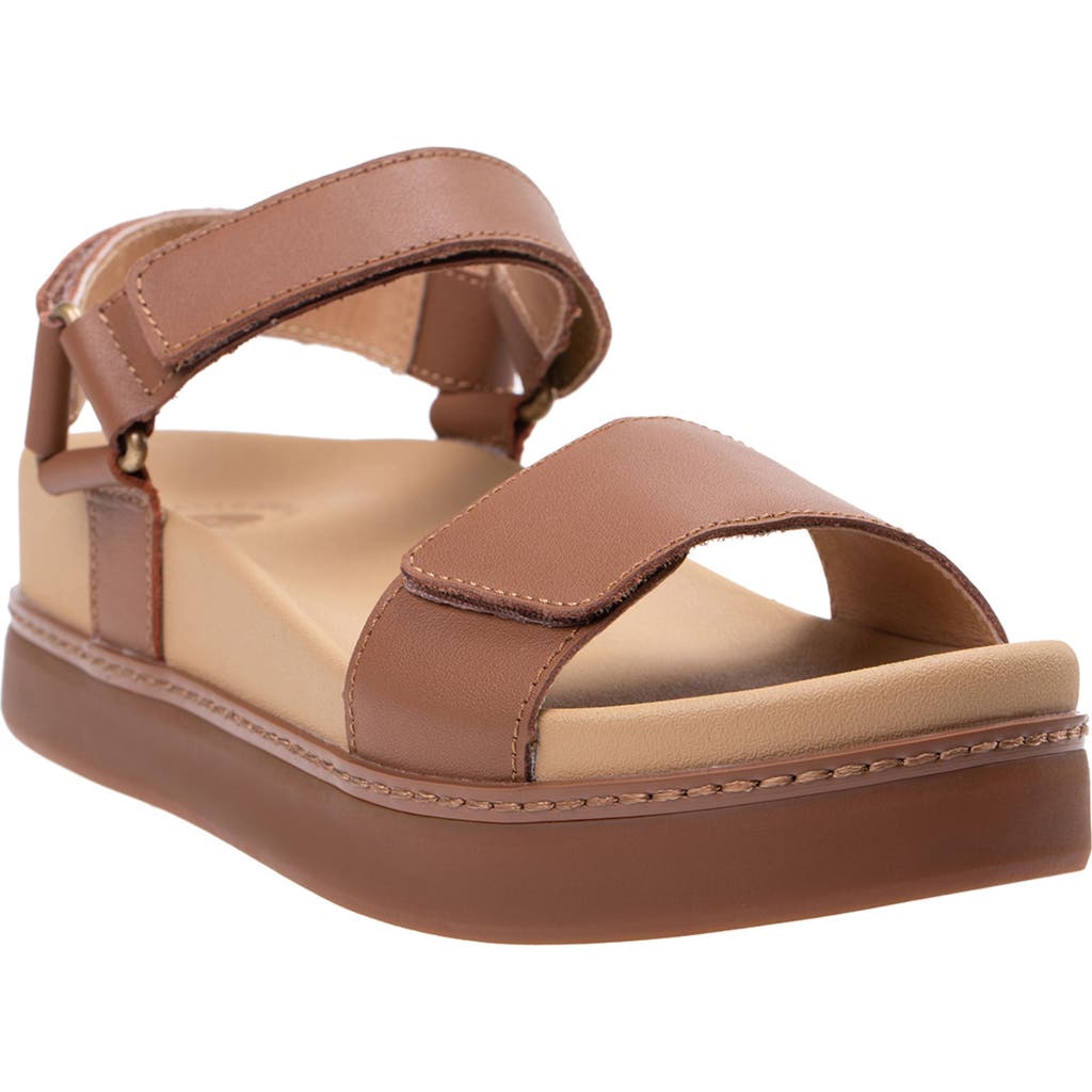 Revitalign Kiera Ankle Strap Sandal In Tan