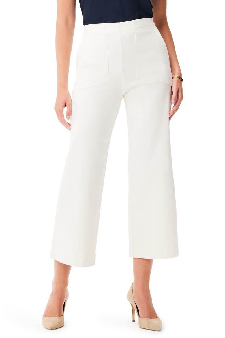 All Day High Waist Crop Wide Leg Jeans, Main, color, PAPER WHITE
