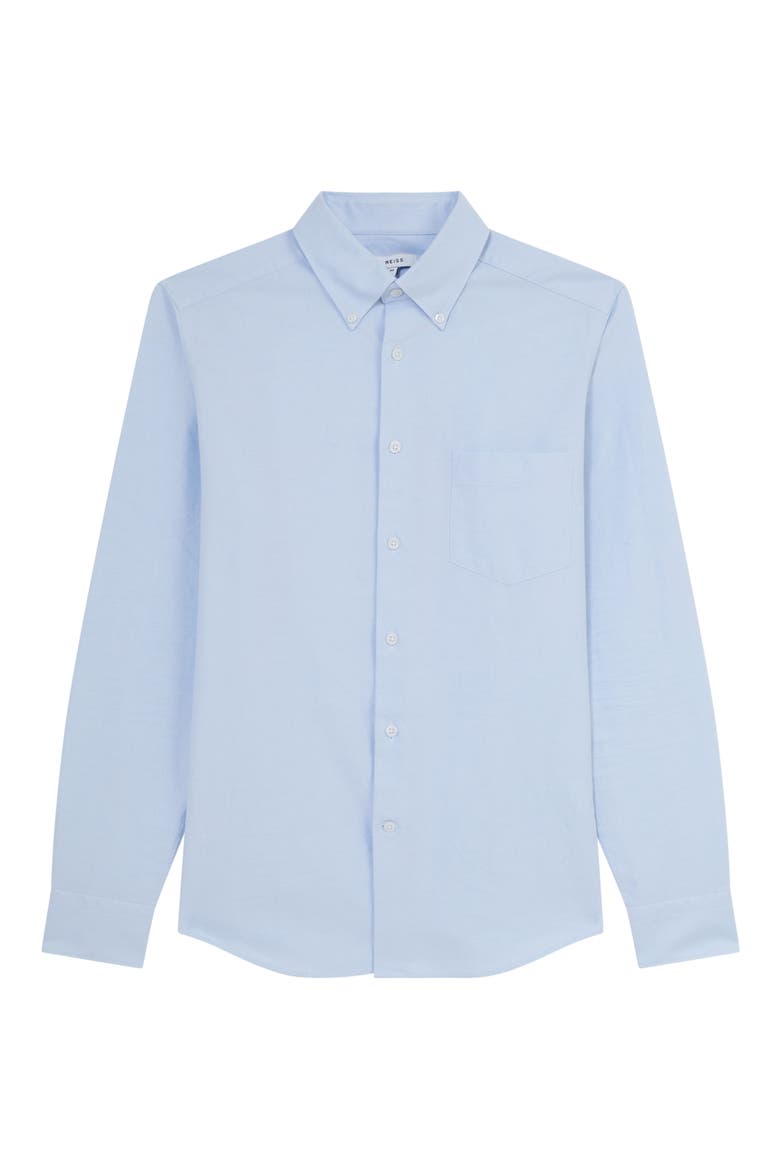 Greenwich Slim Fit Button-Down Shirt, Alternate, color, SOFT BLUE