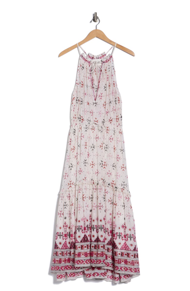 Isabel Marant Étoile Kabelino Cotton Blend Midi Sundress, Alternate, color, White