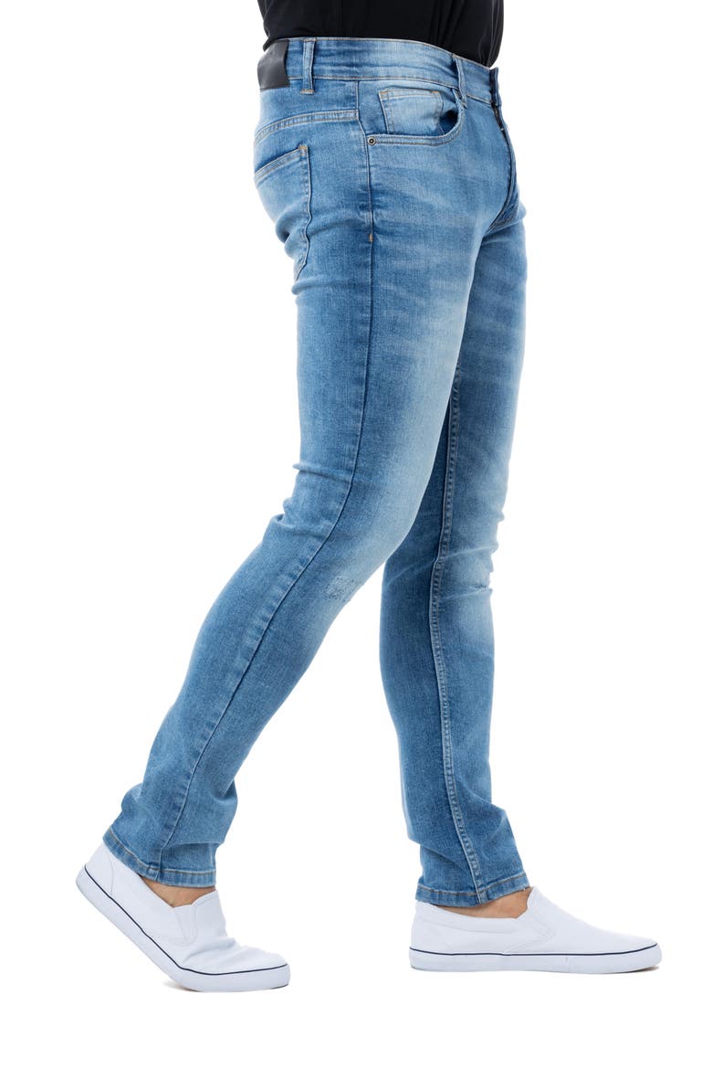 Skinny-Fit Stretch Jeans, Alternate, color, LIGHT WASH