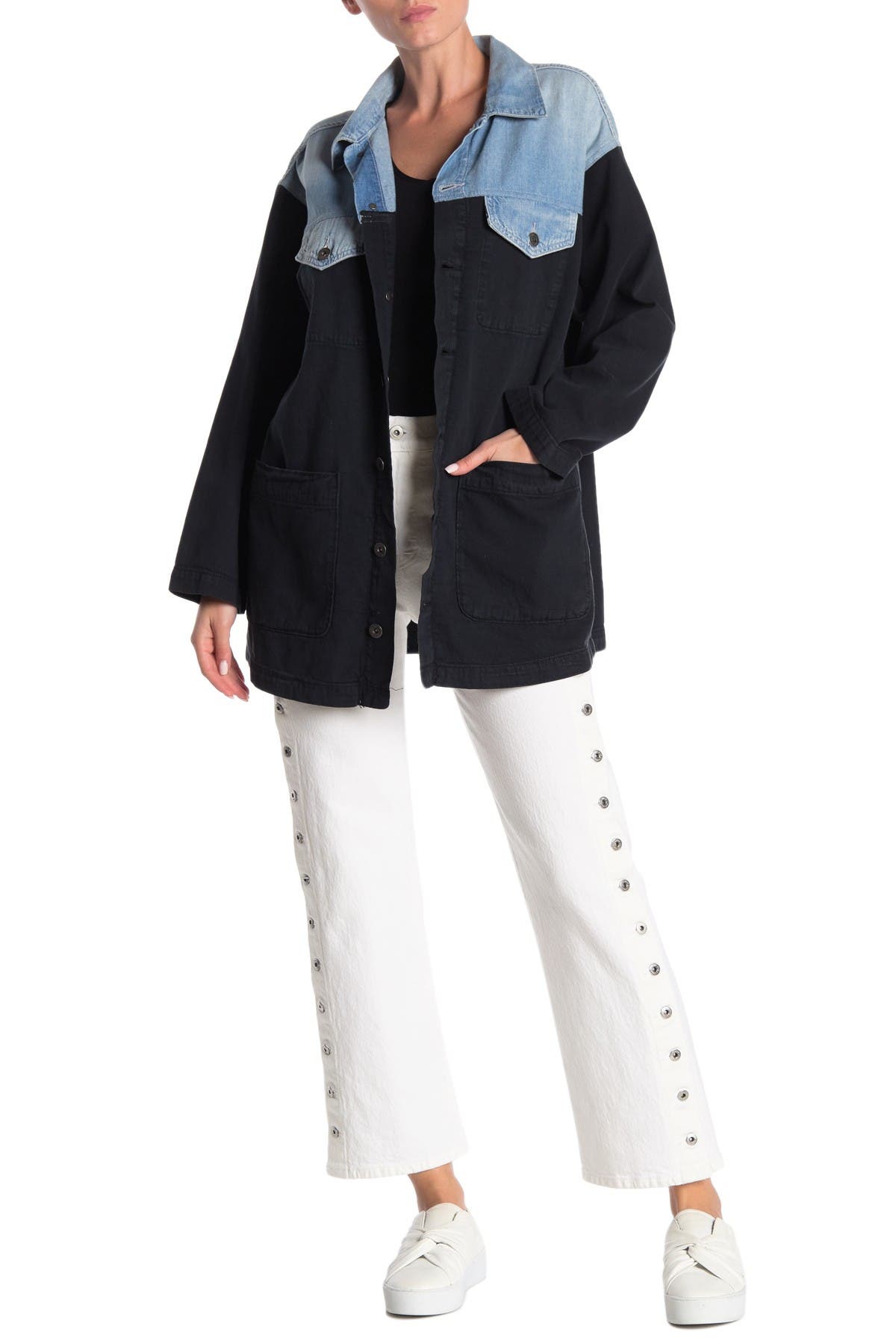 Levi's Union Button Side Denim Trousers (Women) | Nordstromrack