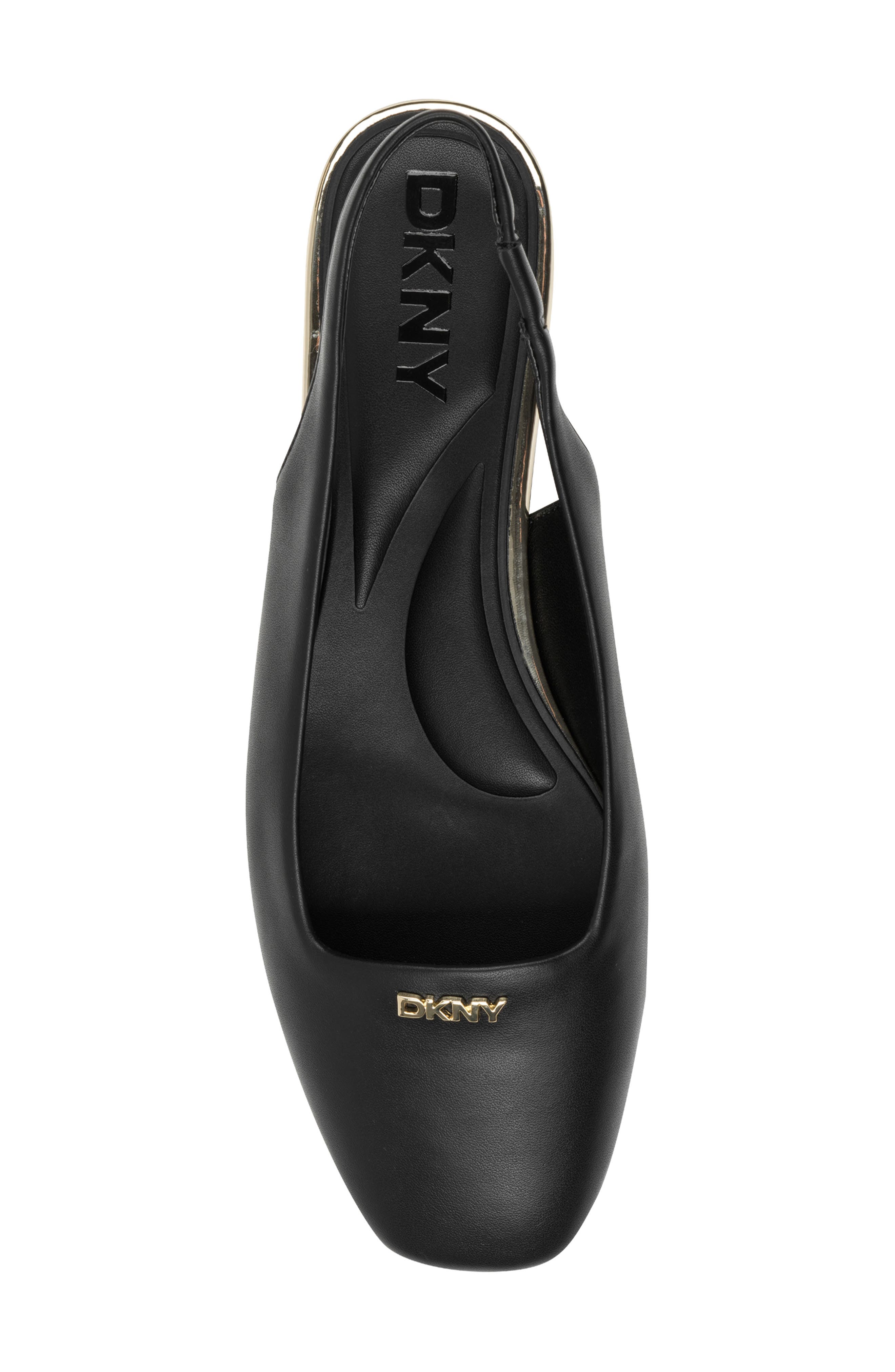 DKNY Darrow Slingback Flat, Alternate, color, Black