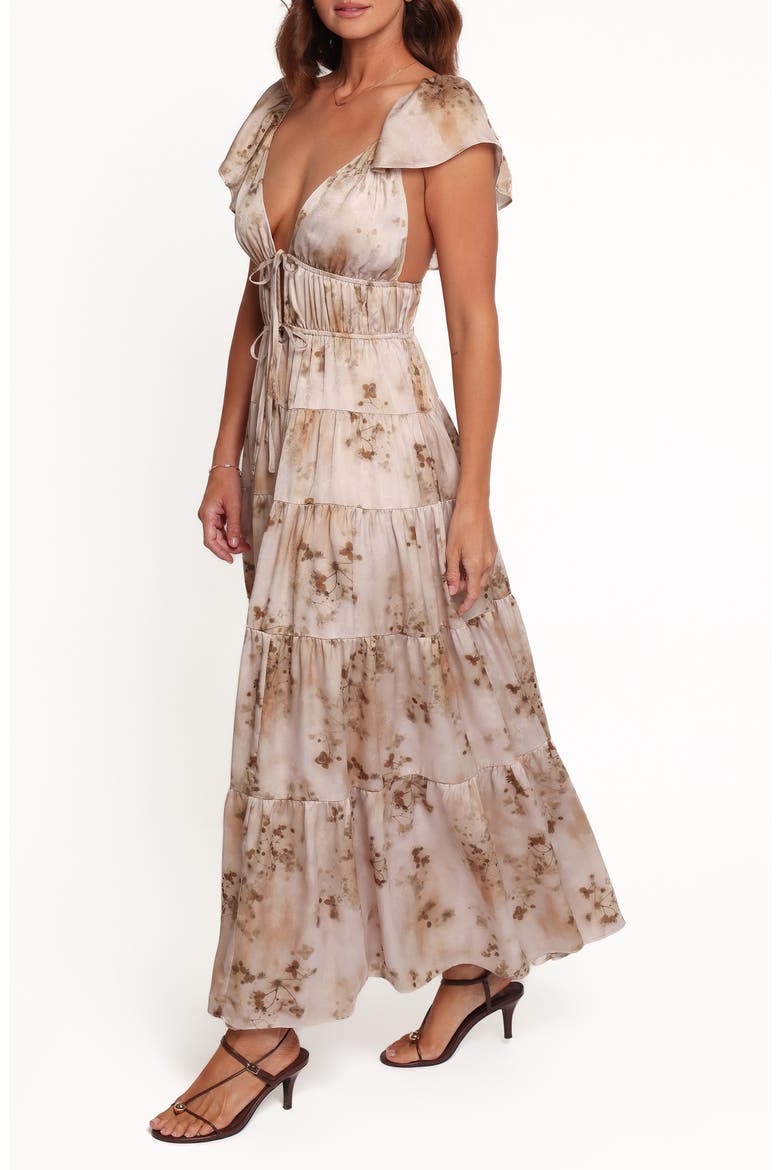Abelia Maxi Dress, Alternate, color, LIGHT OLIVE MULTI
