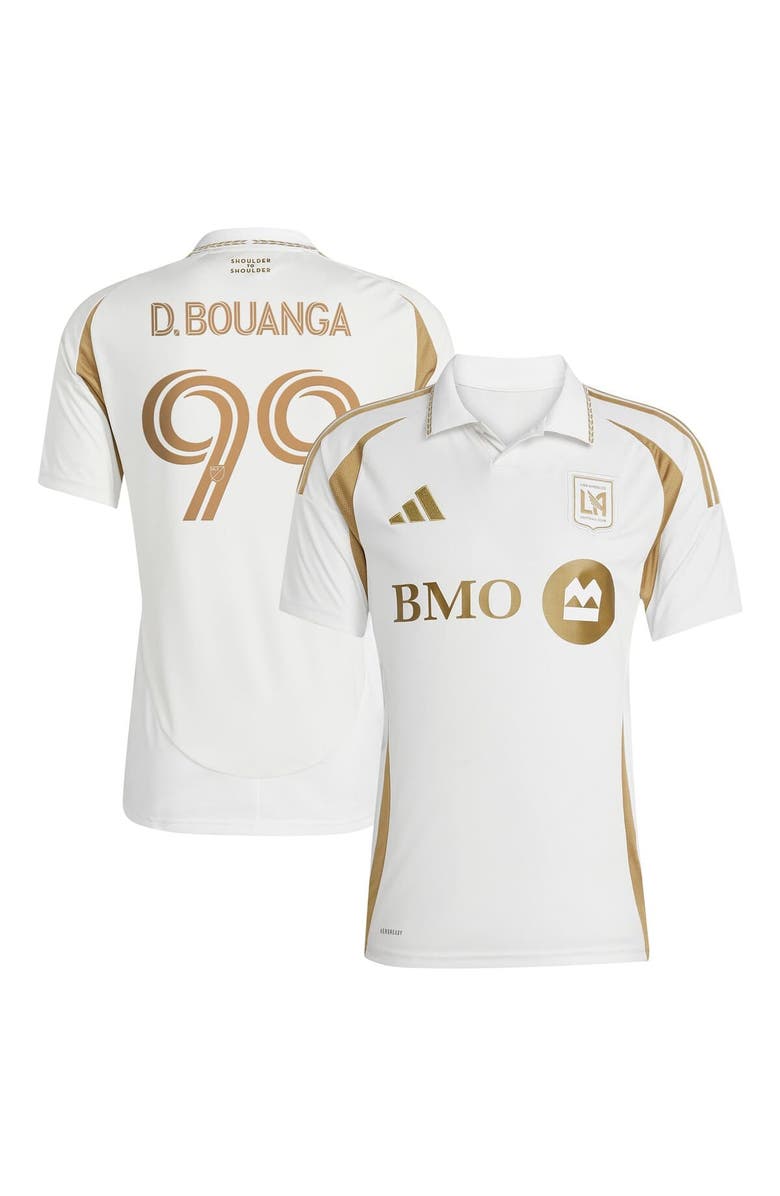 adidas Men's adidas Denis Bouanga White LAFC 2025 Secondary Replica Player Jersey, Alternate, color,