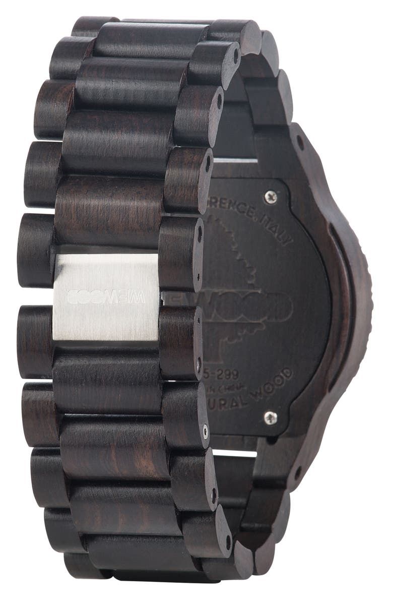 WeWOOD Assunt Wood Bracelet Watch, 46mm, Alternate, color, 