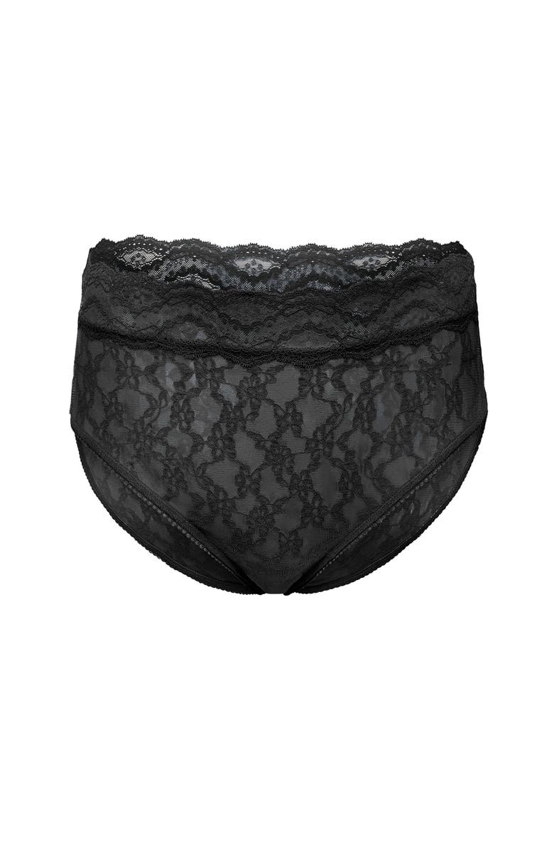 Adore Me Marine High Waisted Panties, Alternate, color, Black
