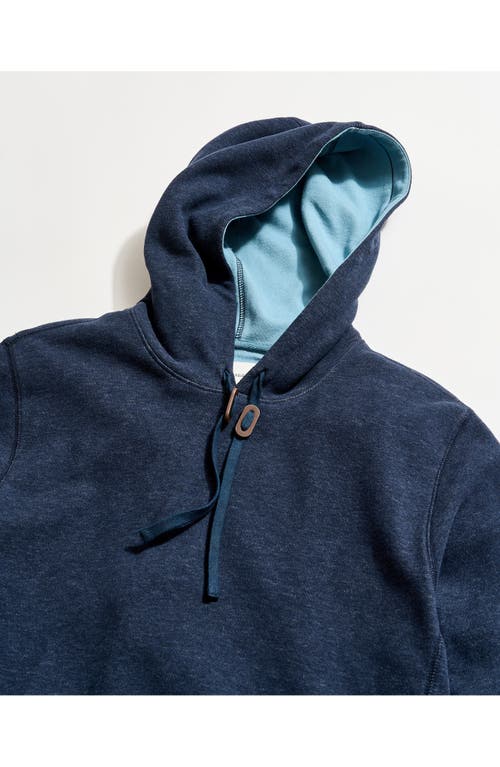 Billy Reid Cotton Blend Hoodie Sweatshirt In Blue