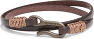 Caputo & Co. Leather Double Wrap Bracelet