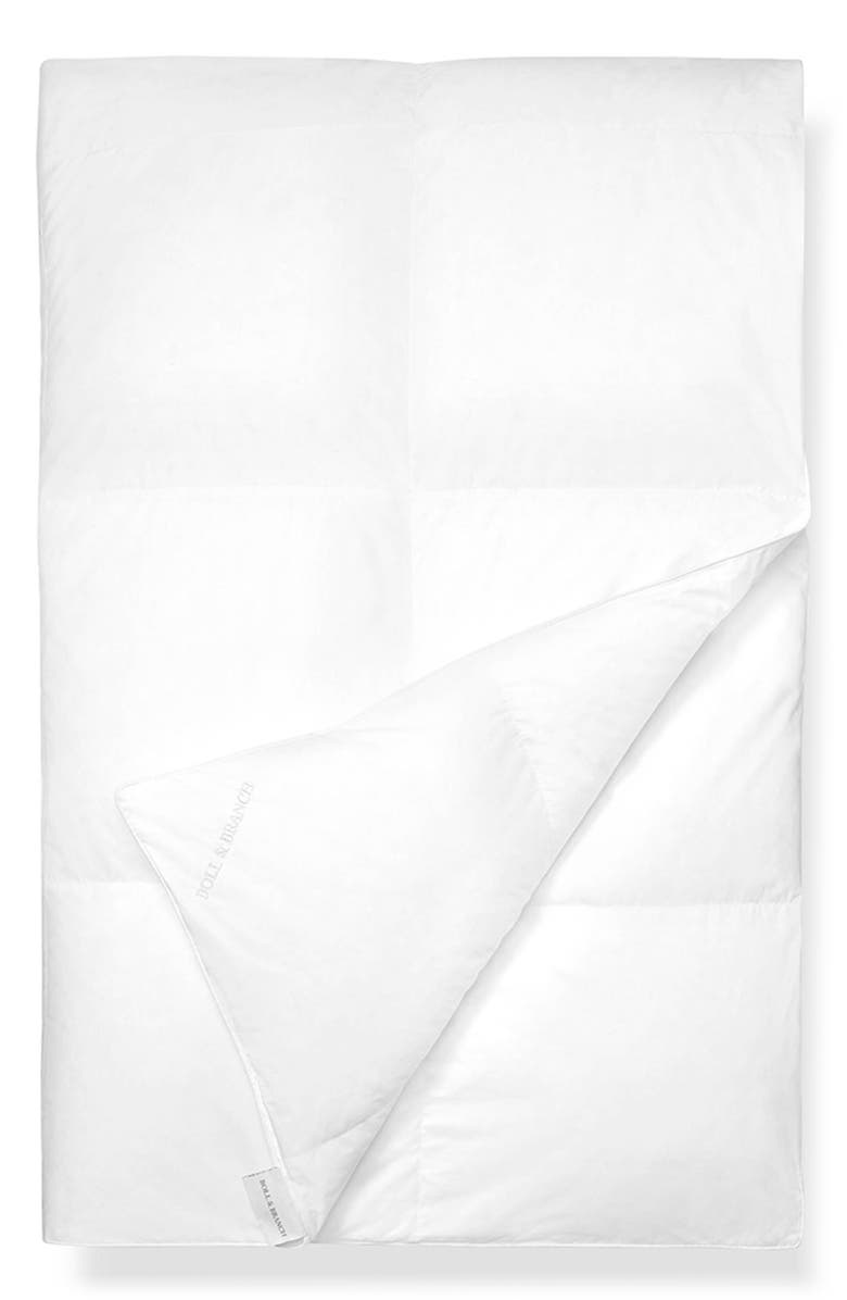 Boll & Branch Down Duvet Insert, Main, color, White