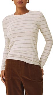 Splendid Bri Stripe Long Sleeve T-Shirt